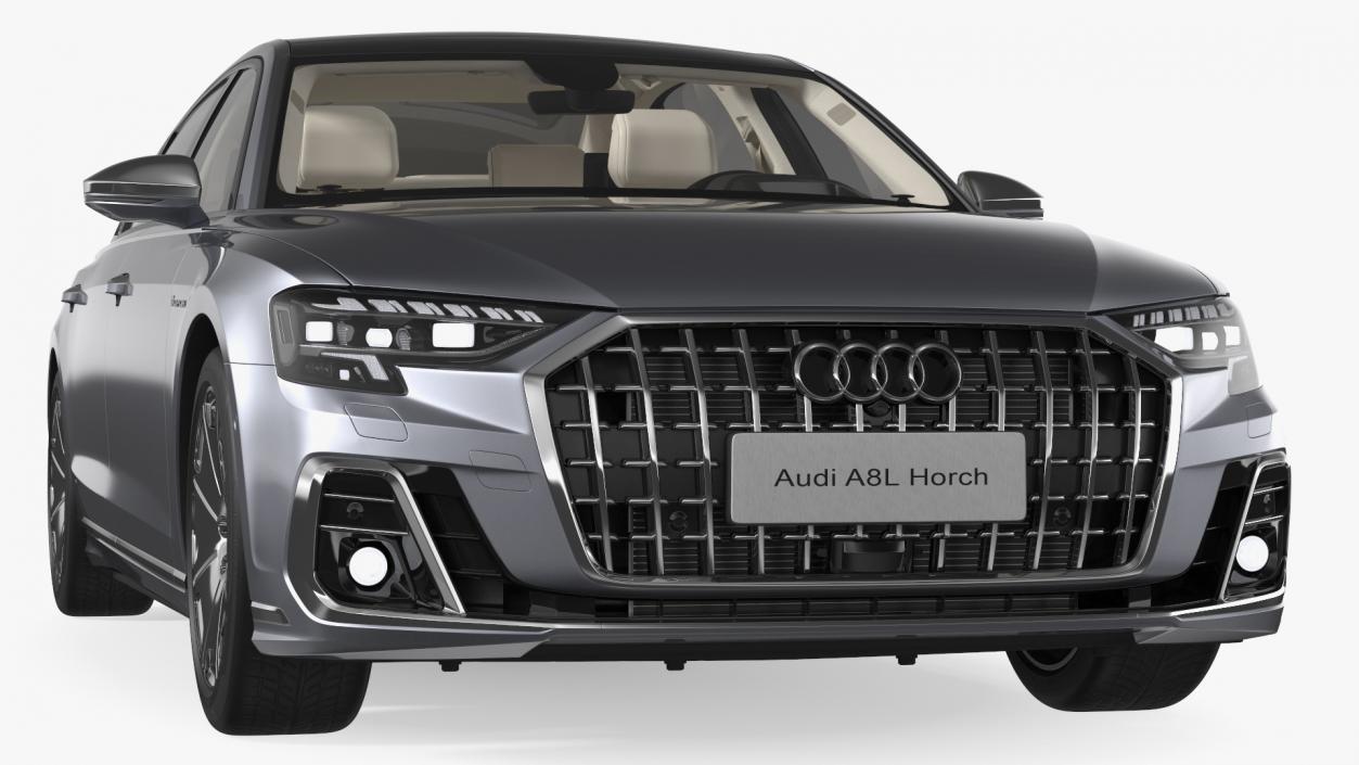 3D Audi A8L Horch Ultra Luxury Sedan Grey model