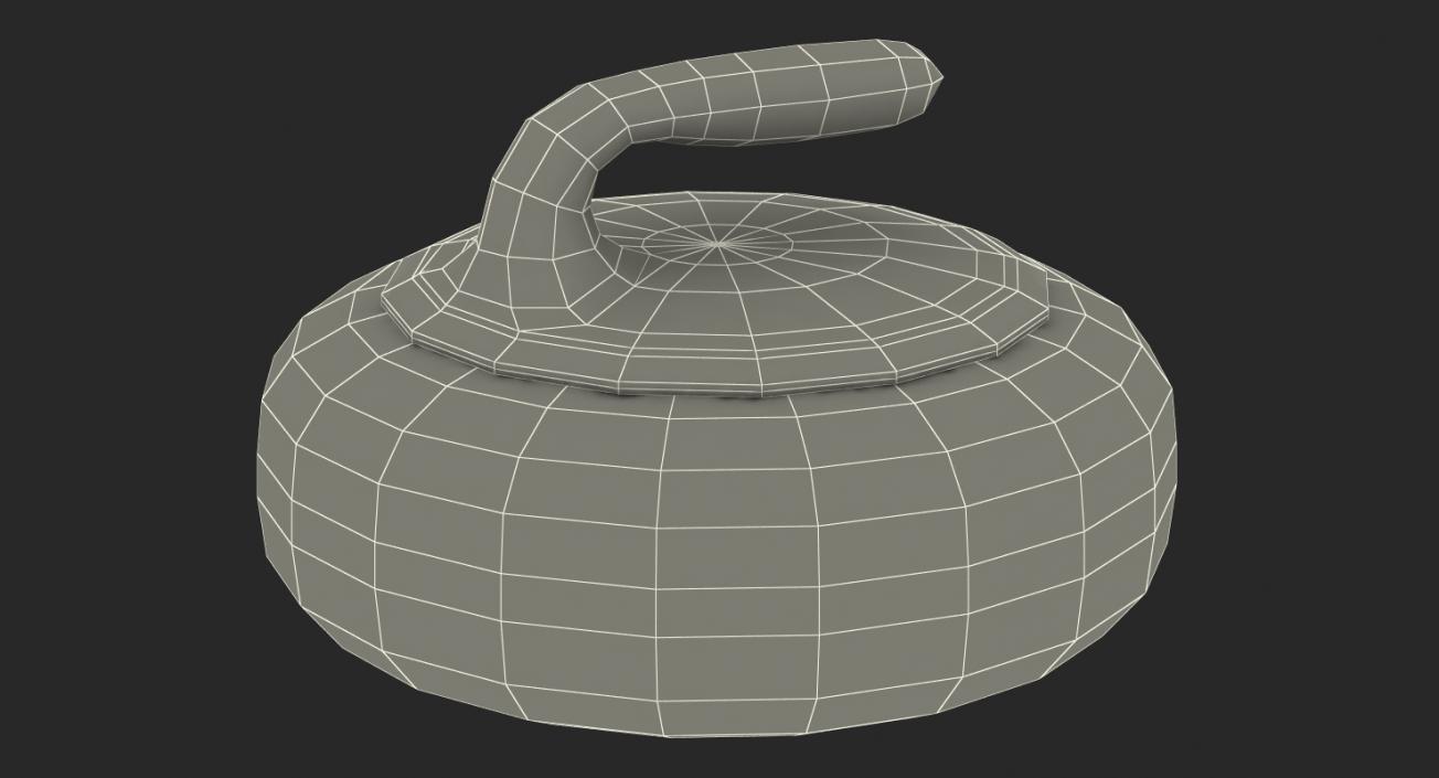 3D Curling Stone model