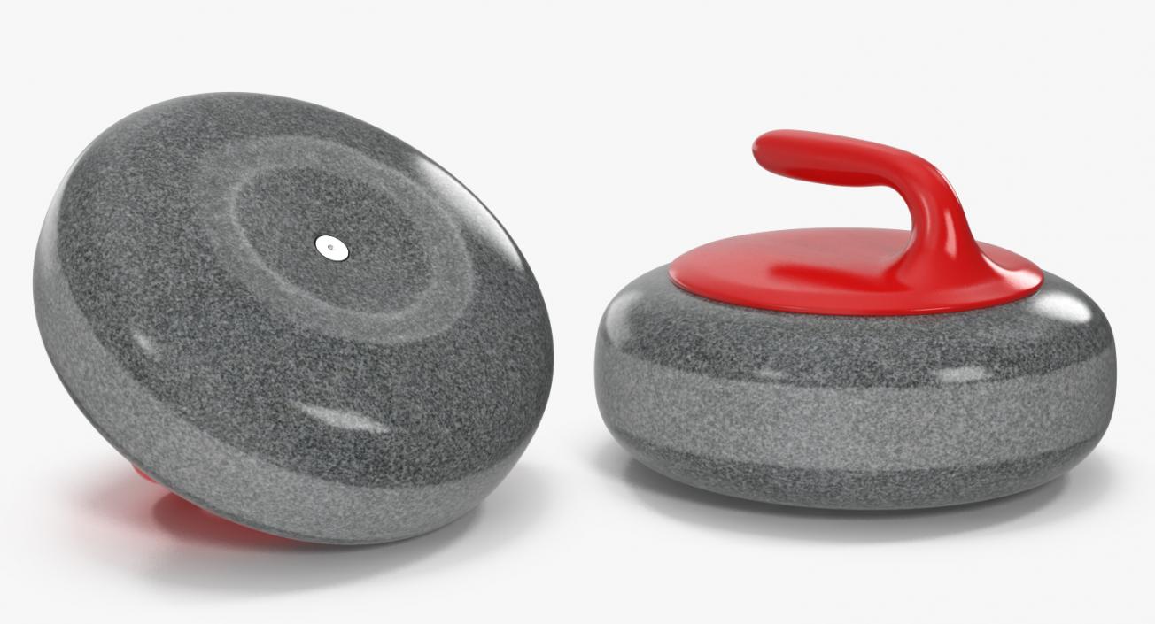 3D Curling Stone model