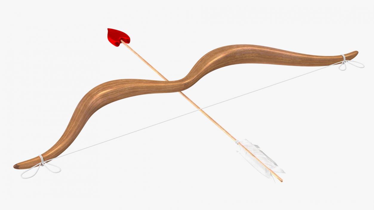 3D Bow and Arrow for Cupid model