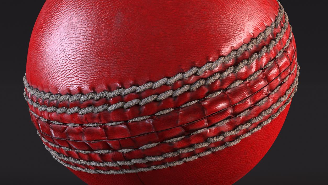 3D Realistic Cricket Ball Fur