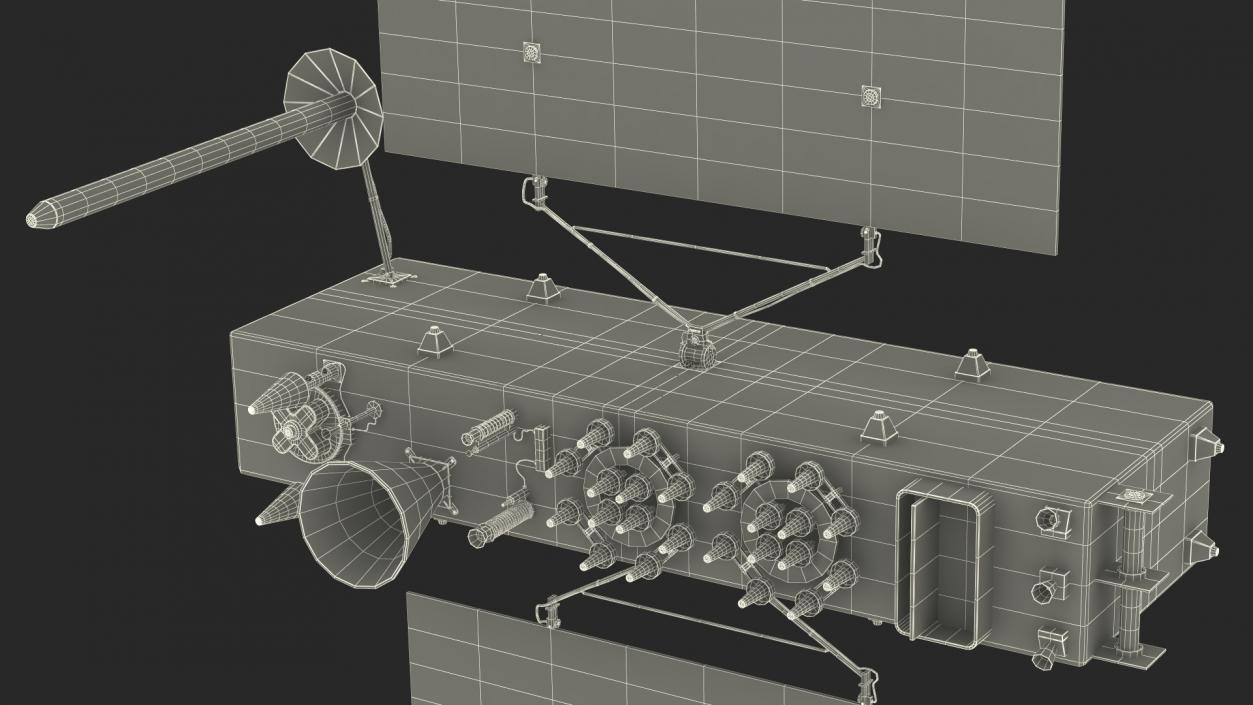 3D model Satellite GLONASS-K2