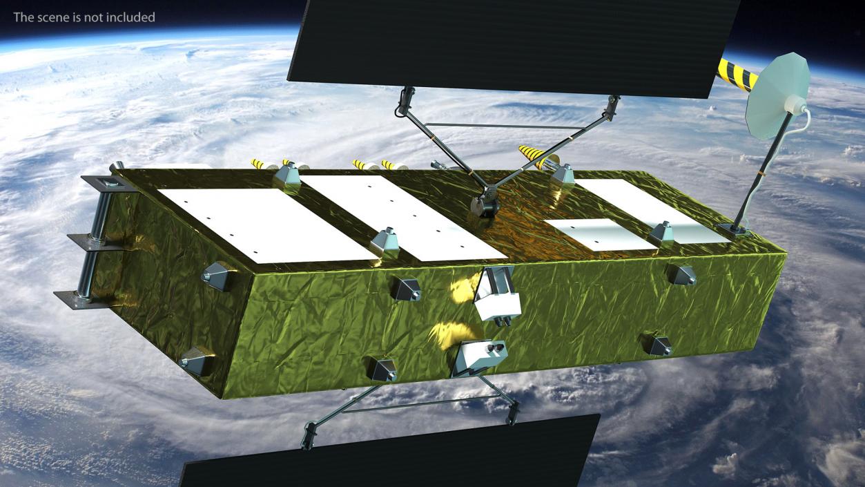 3D model Satellite GLONASS-K2