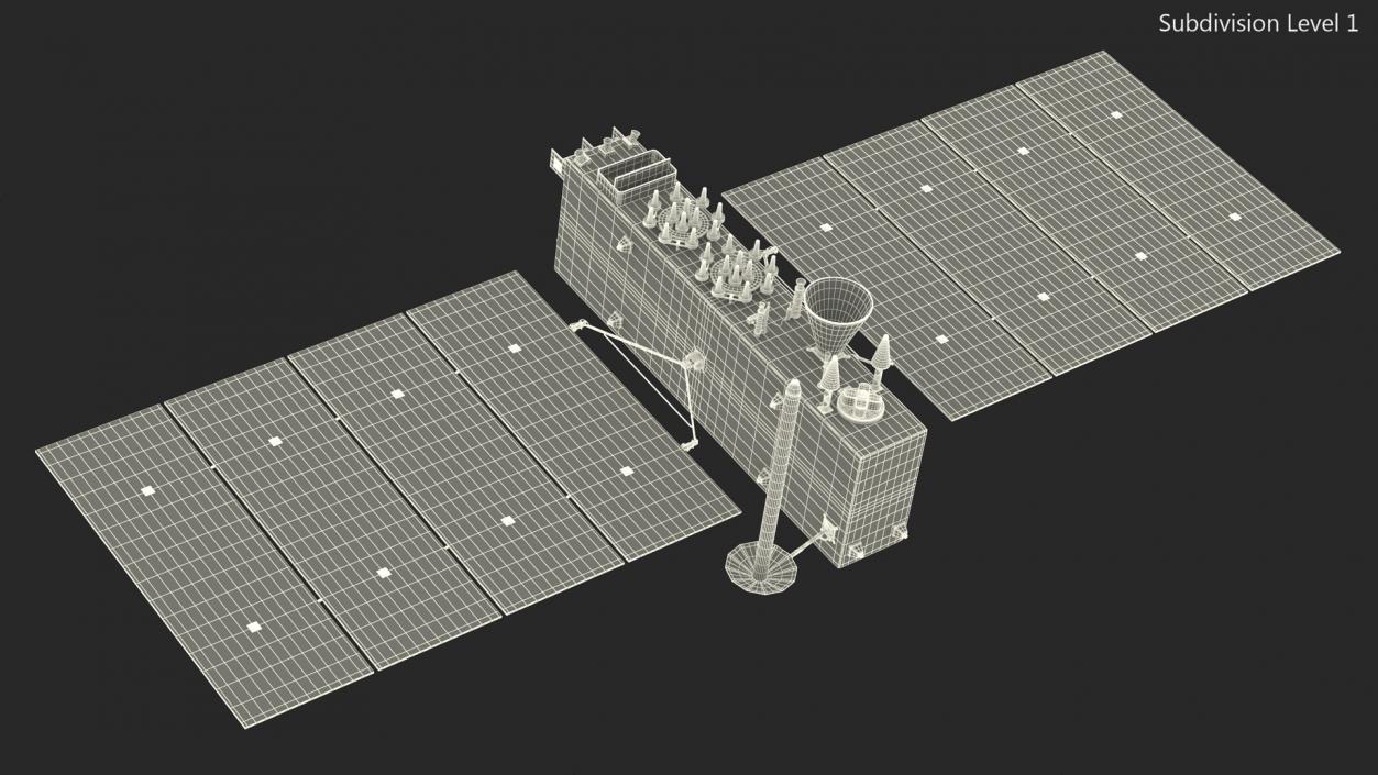 3D model Satellite GLONASS-K2