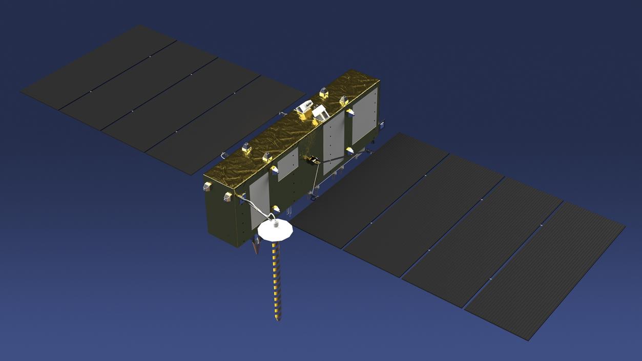 3D model Satellite GLONASS-K2