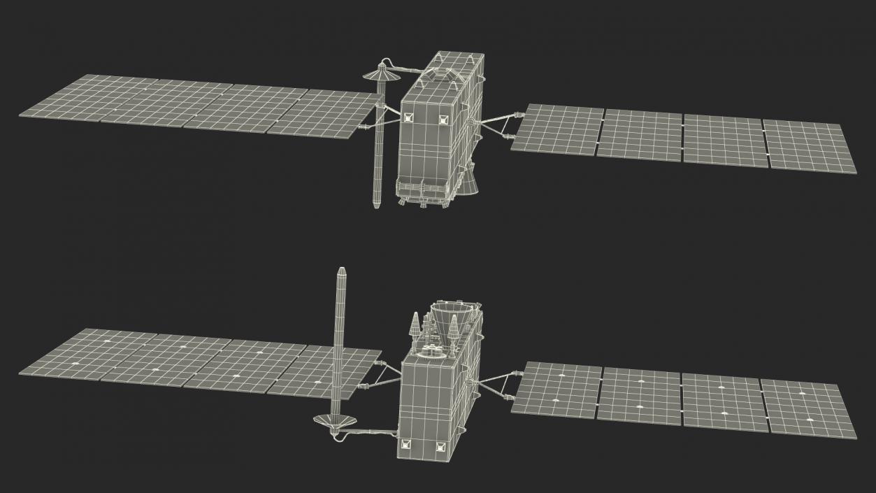 3D model Satellite GLONASS-K2