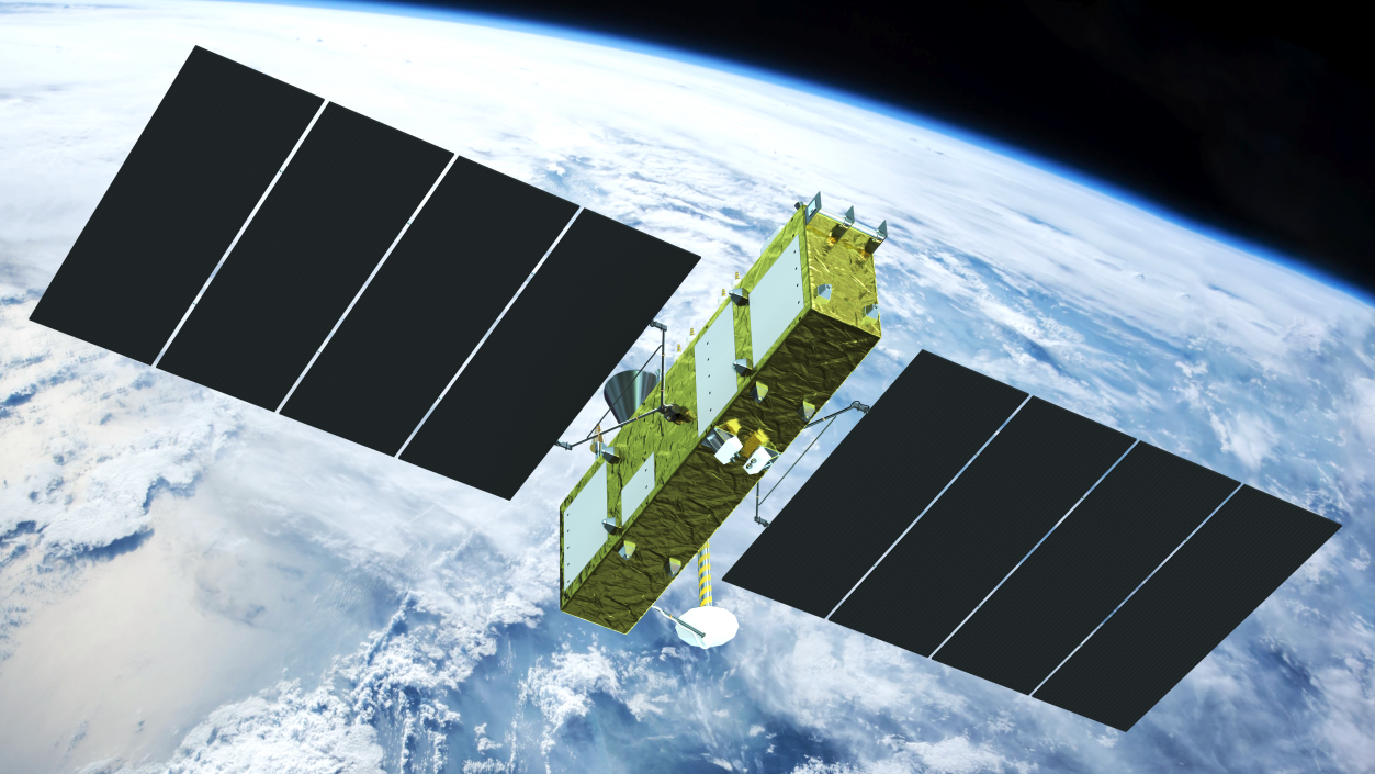 3D model Satellite GLONASS-K2