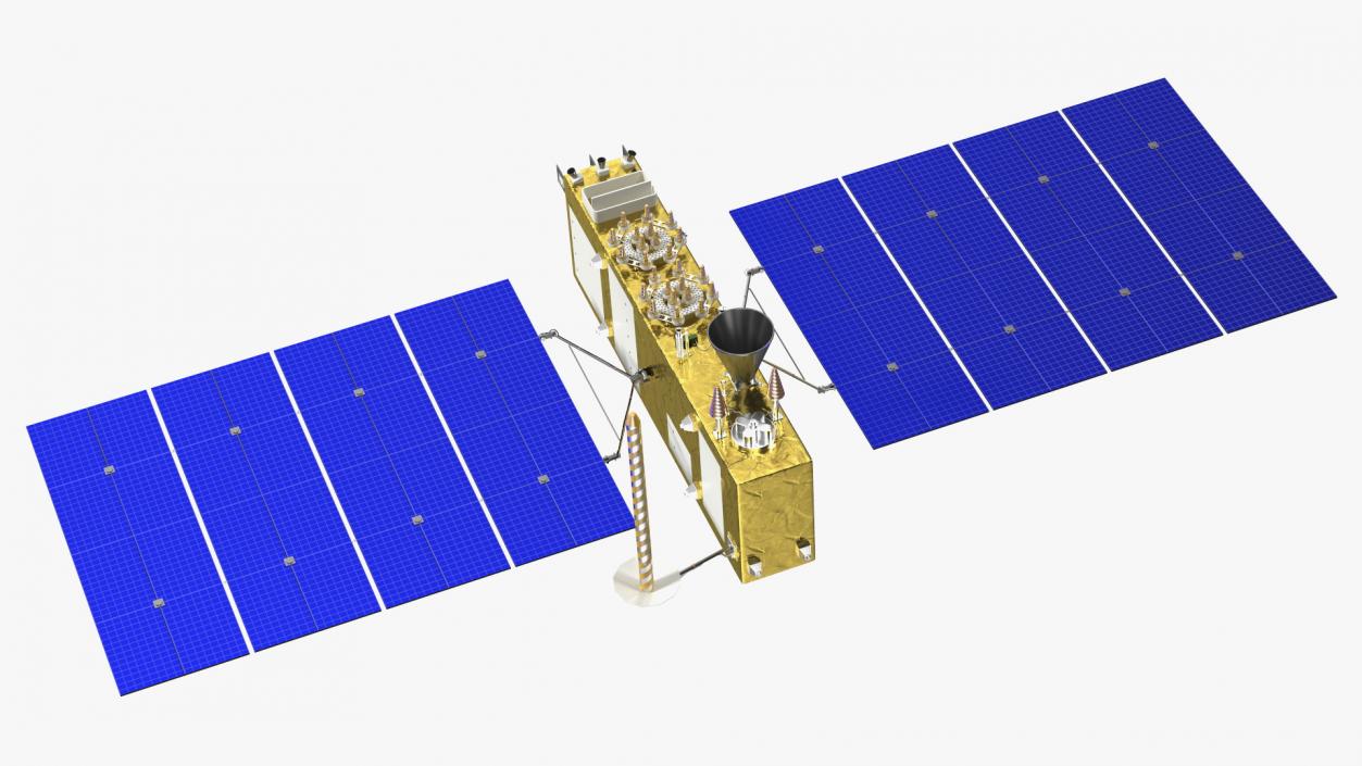 3D model Satellite GLONASS-K2