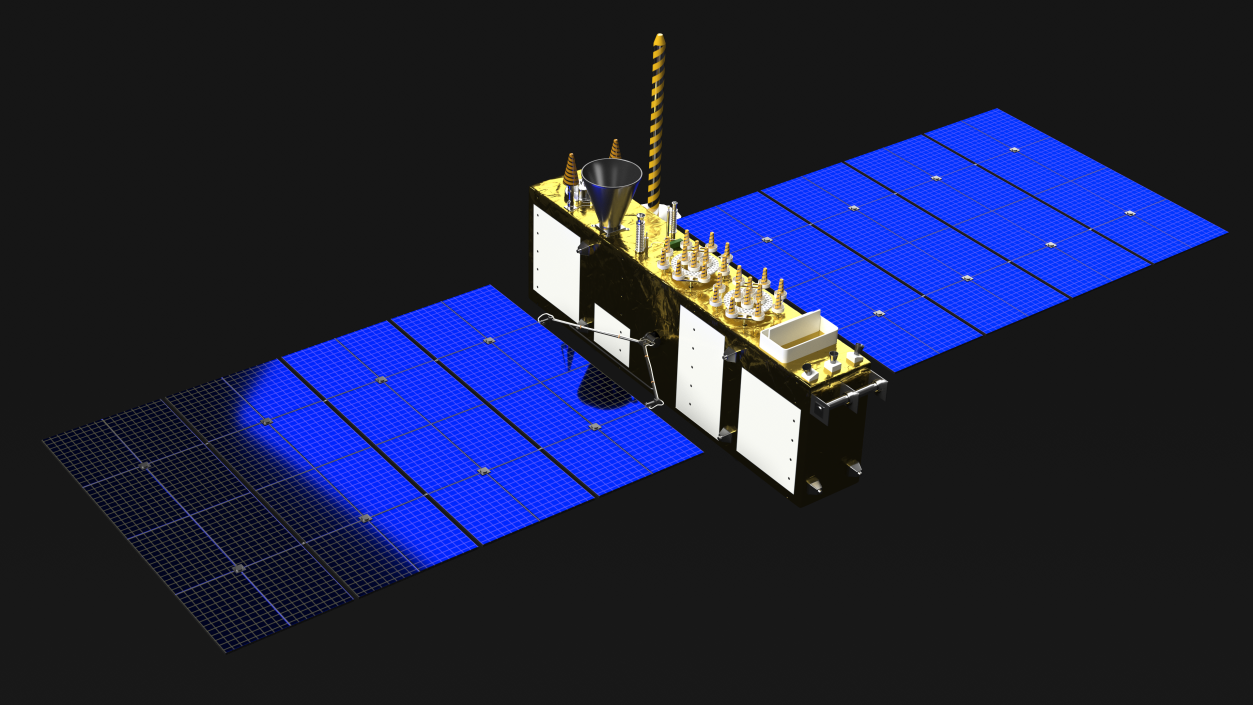 3D model Satellite GLONASS-K2