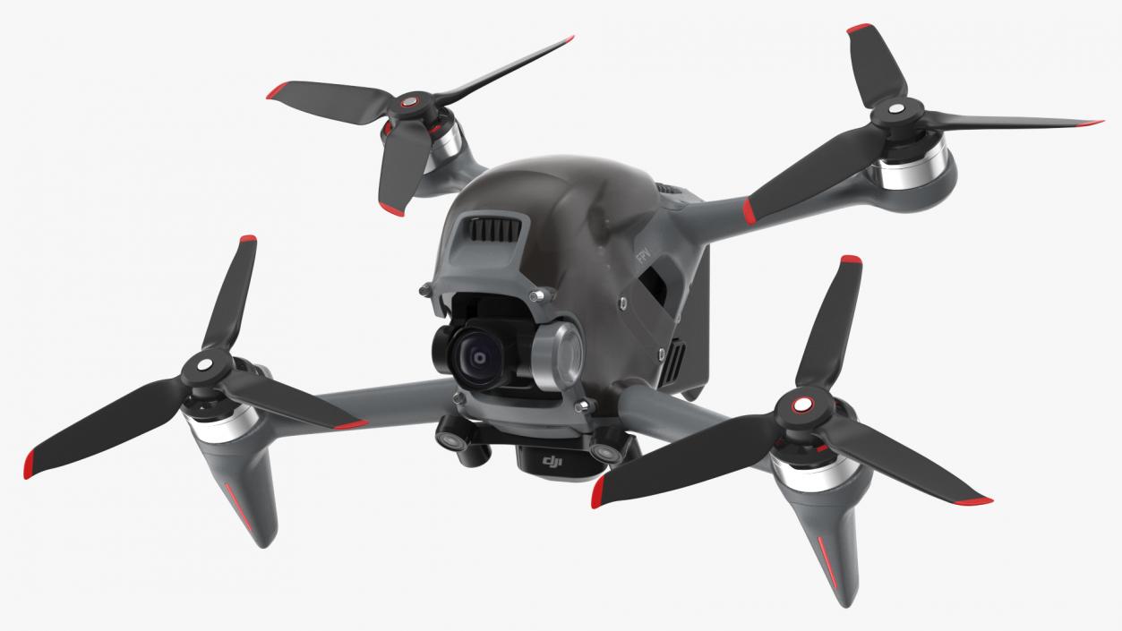 3D DJI FPV Drone model