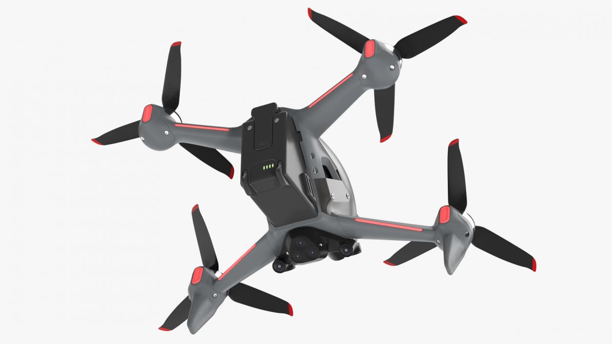 3D DJI FPV Drone model