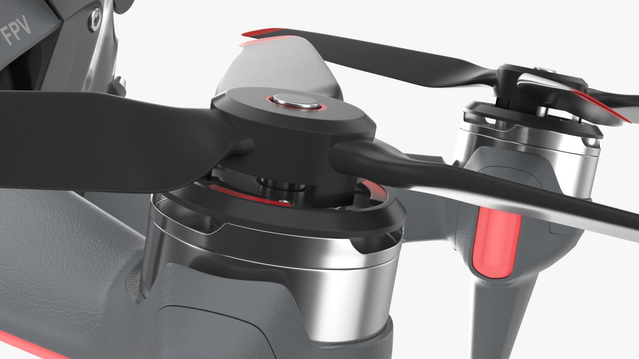 3D DJI FPV Drone model