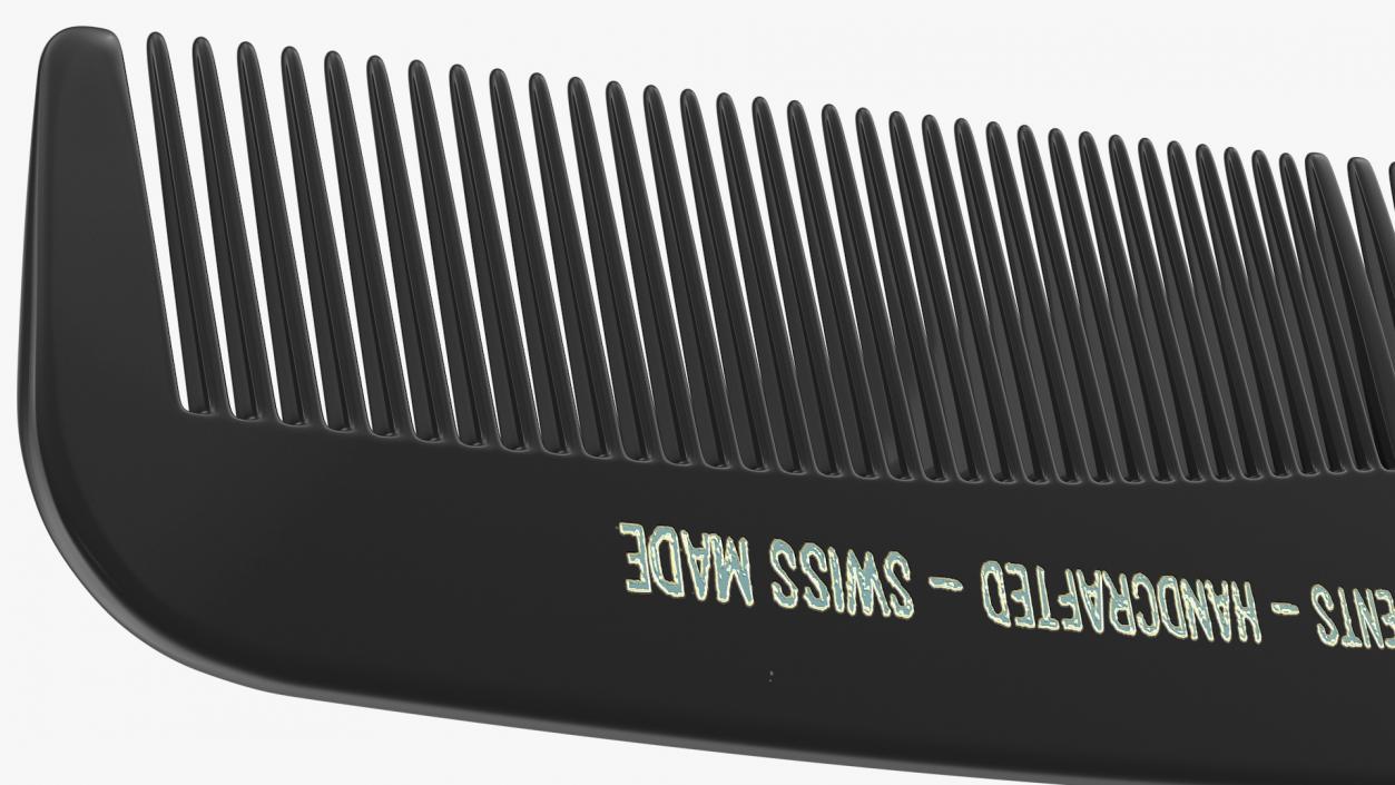 3D Baxter of California Pocket Comb Black model