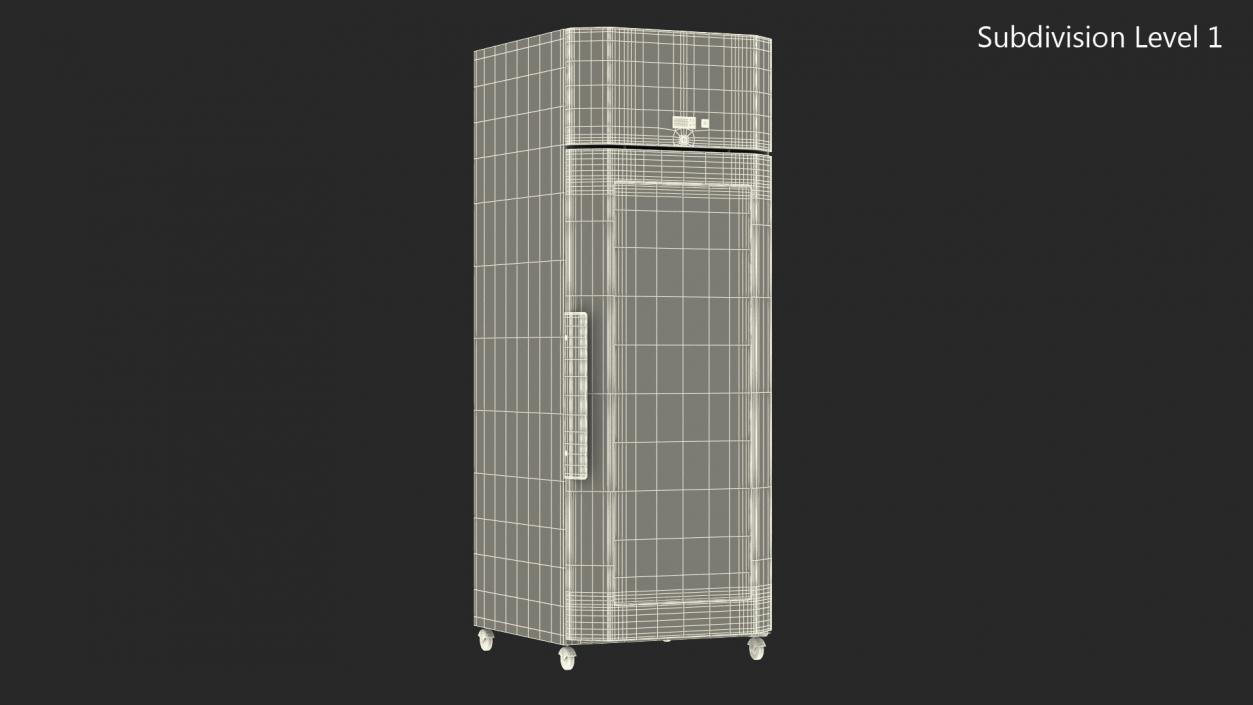 3D model Labcold Cooled Incubator 570L with Test Tubes