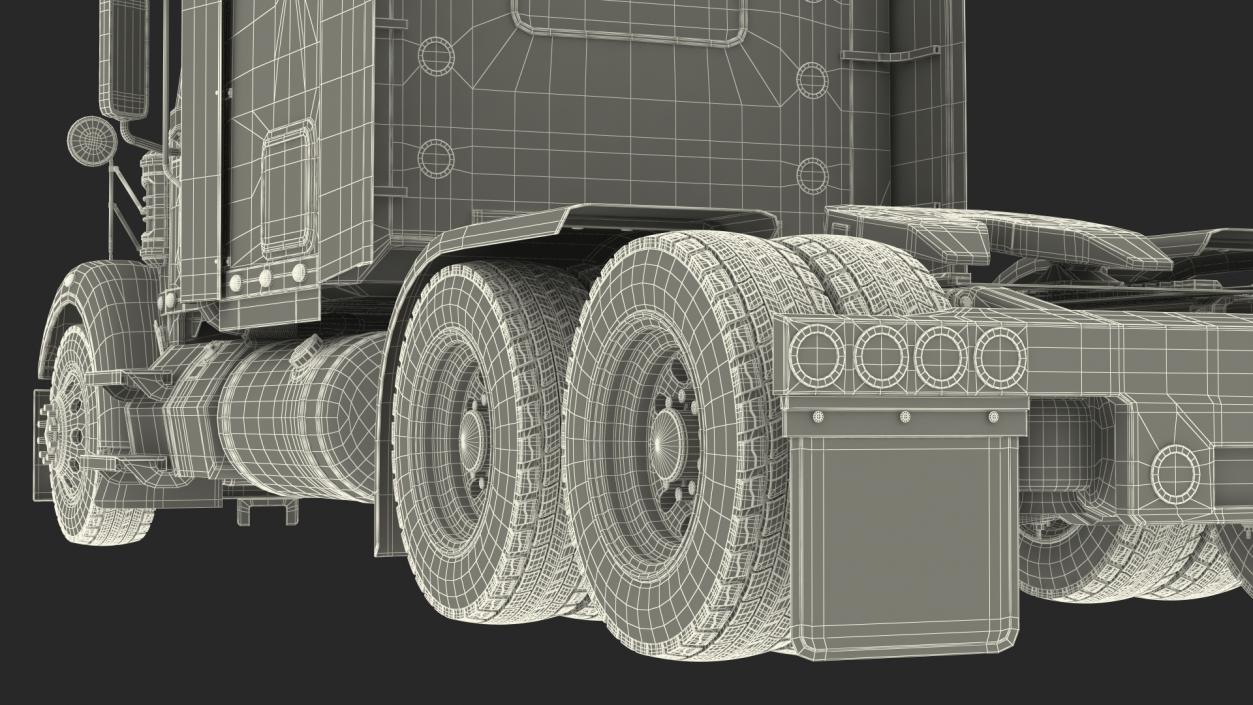 3D model Freightliner 122SD Rigged