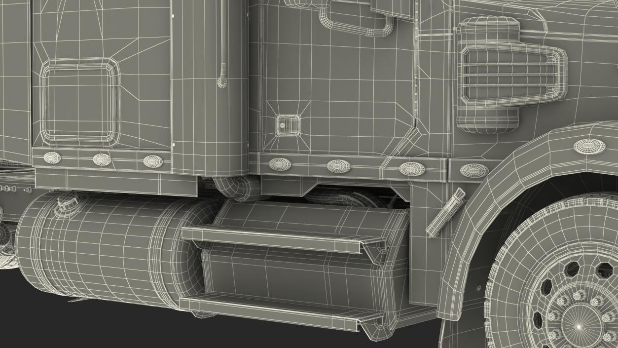 3D model Freightliner 122SD Rigged