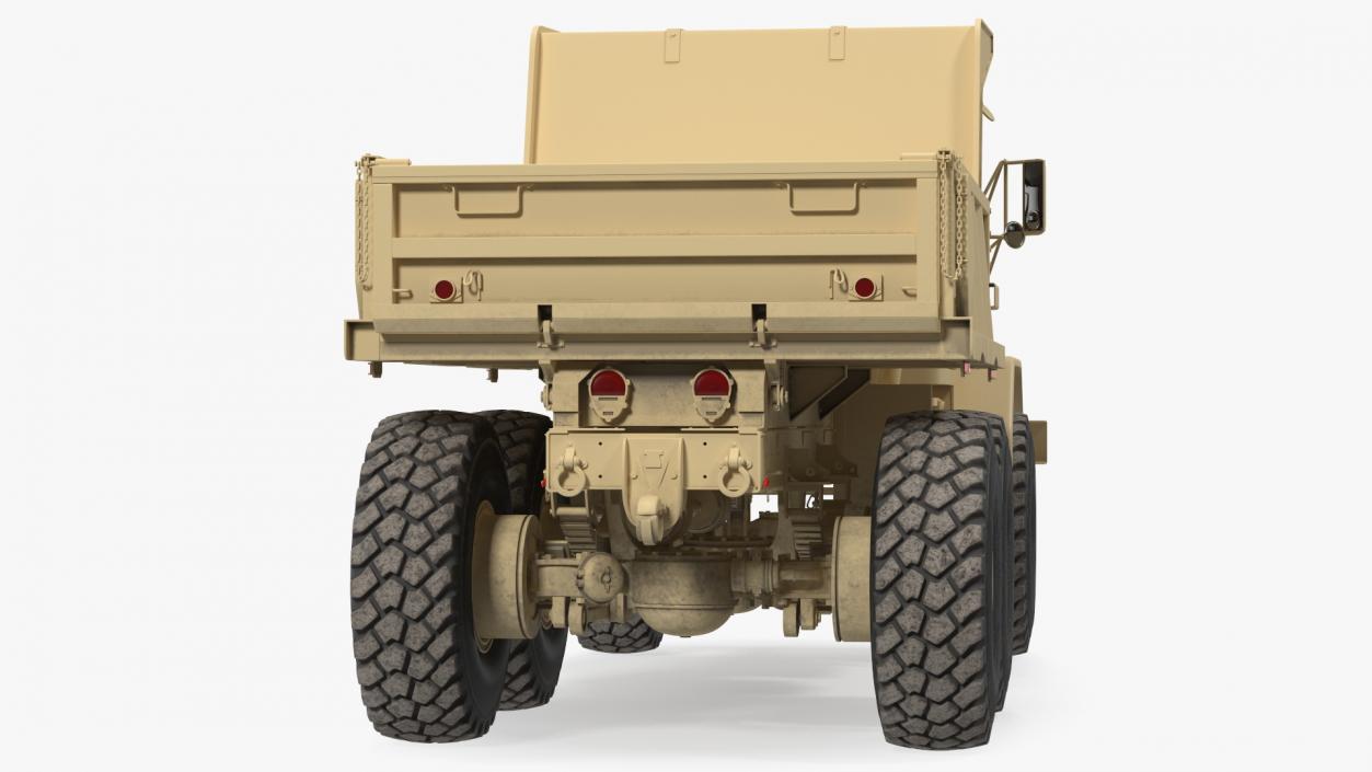 M939 Military Dump Truck Light Rigged 3D