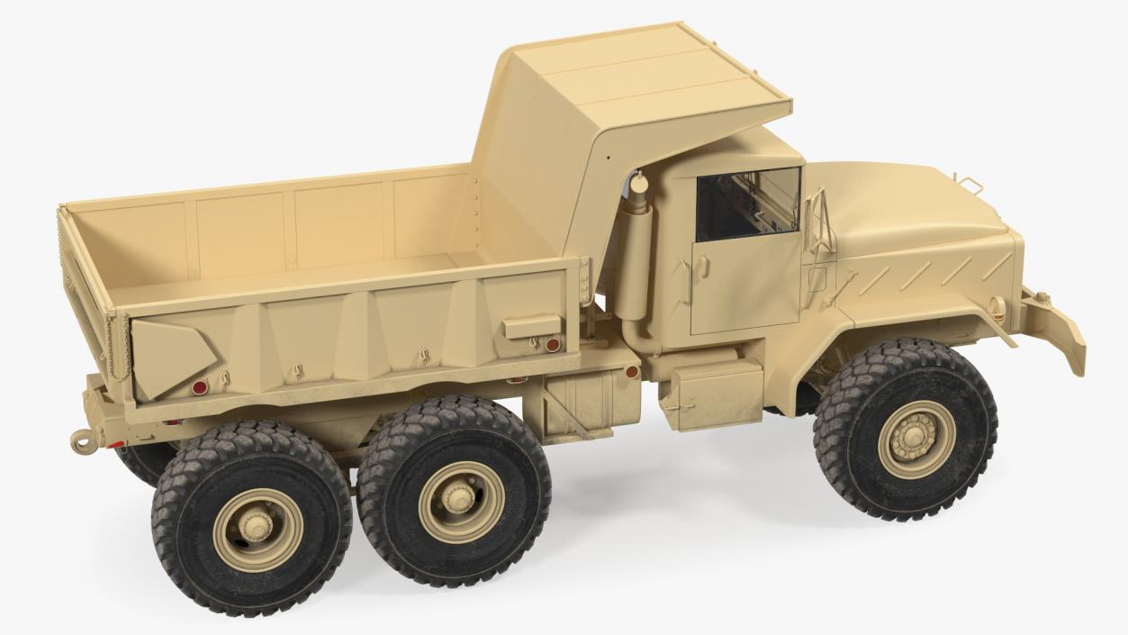 M939 Military Dump Truck Light Rigged 3D