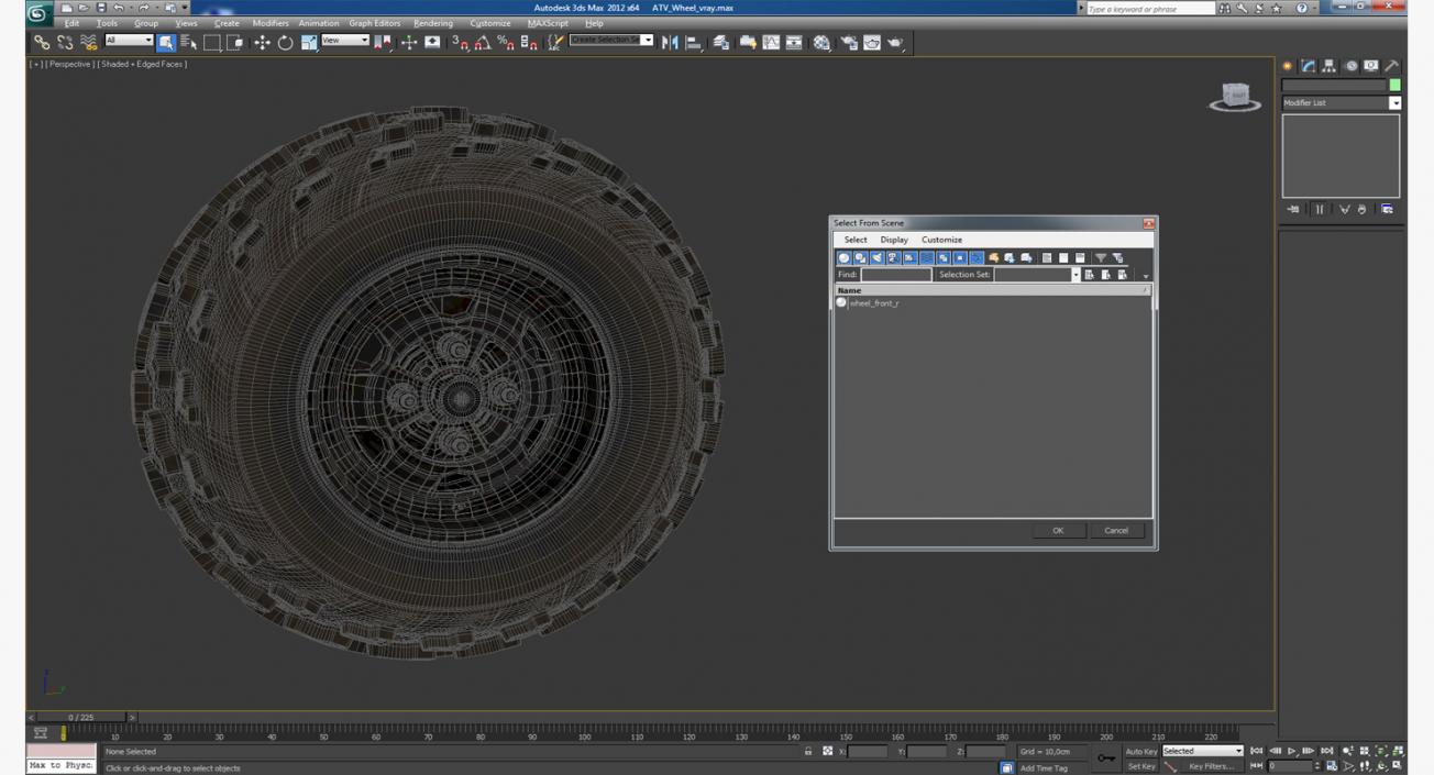 ATV Wheel 3D model