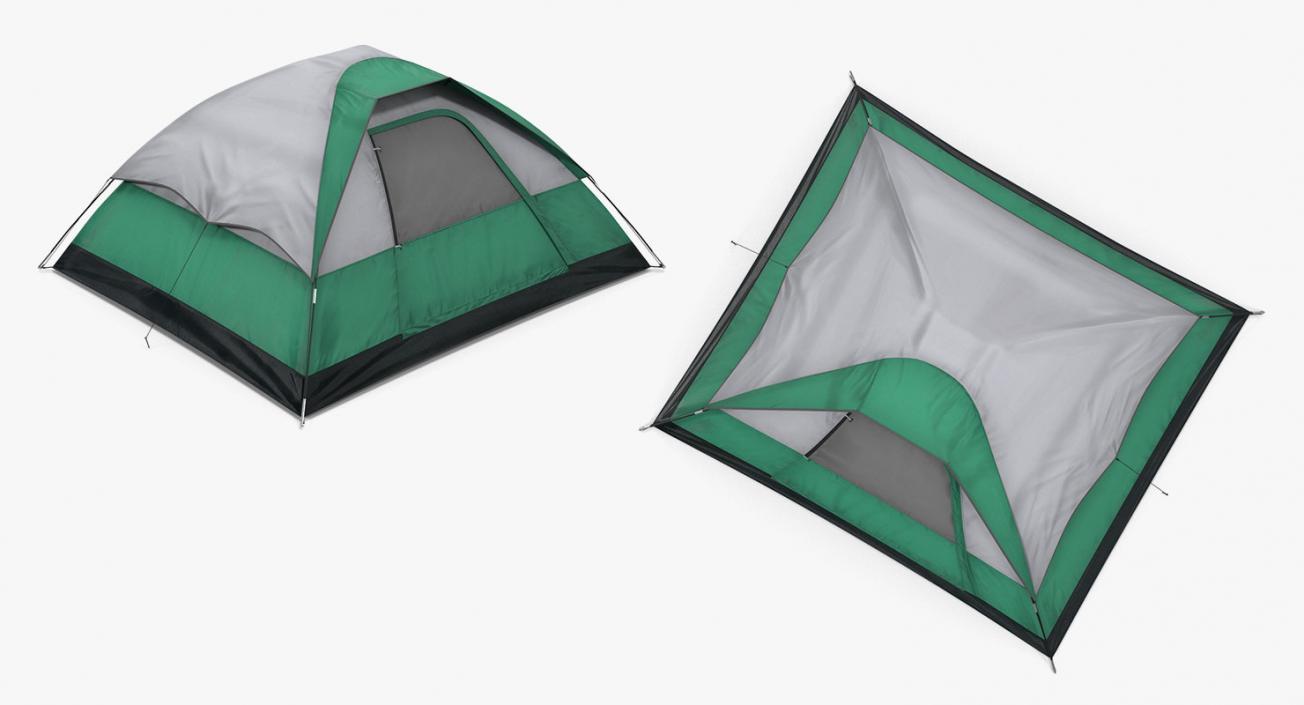 3D Camping Tents 3D Models Collection 4