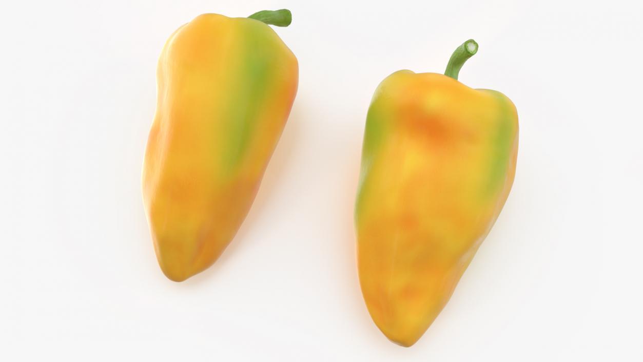 Sweet Pepper Golden Marconi 3D