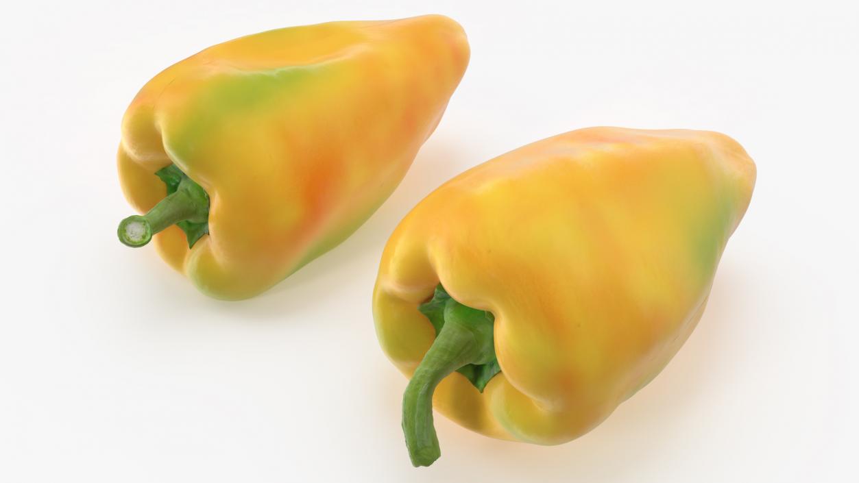 Sweet Pepper Golden Marconi 3D