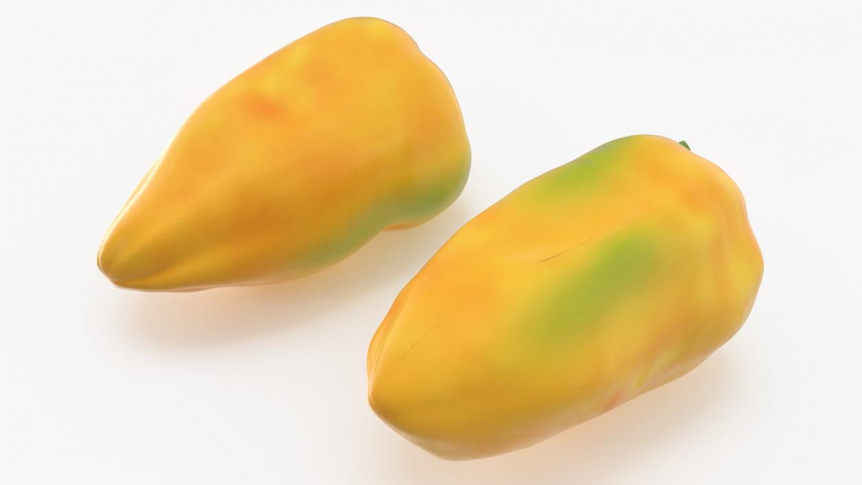 Sweet Pepper Golden Marconi 3D