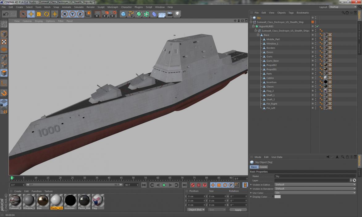 US Warships Collection 2 3D model