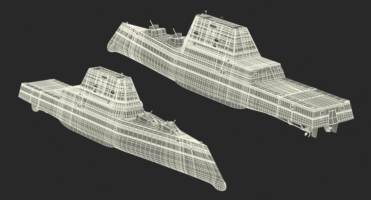 US Warships Collection 2 3D model