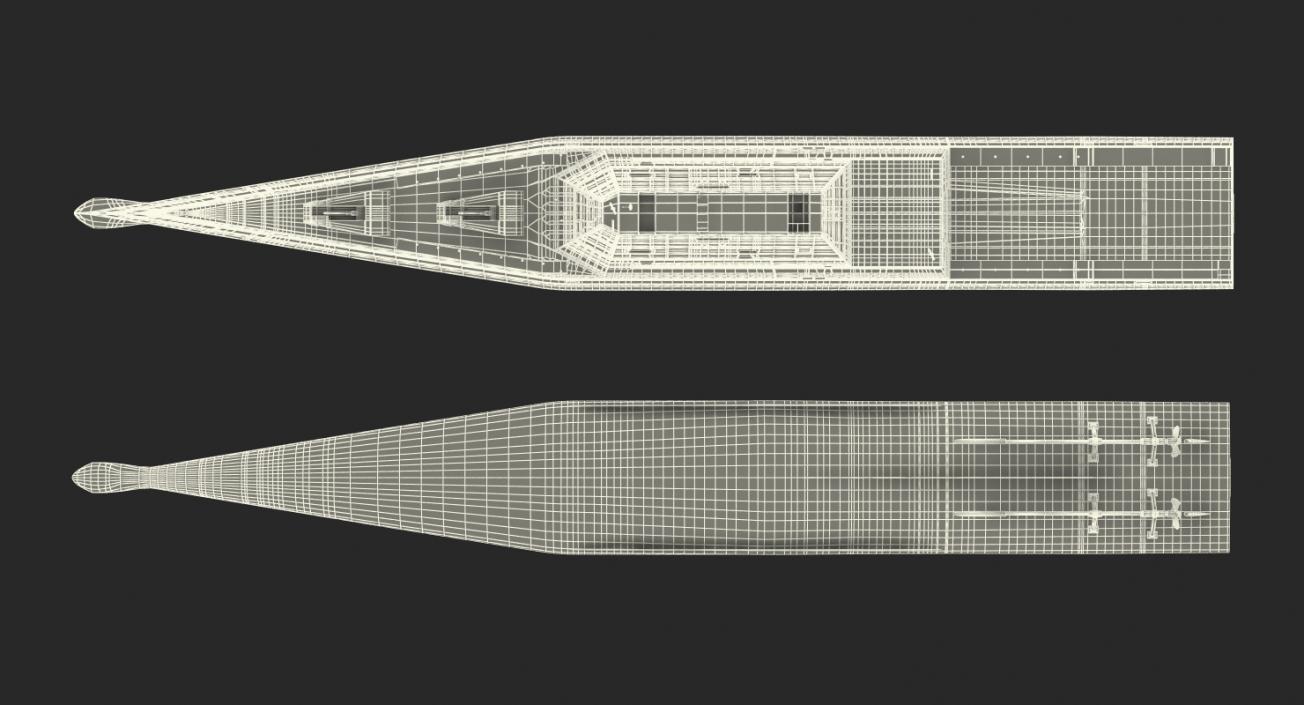 Zumwalt Class Destroyer US Stealth Ship 3D model