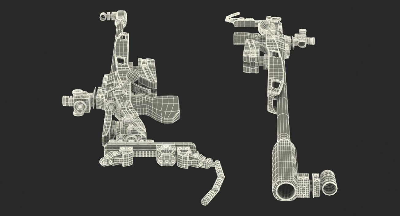 Walther KK500M Biathlon Rifle 3D model