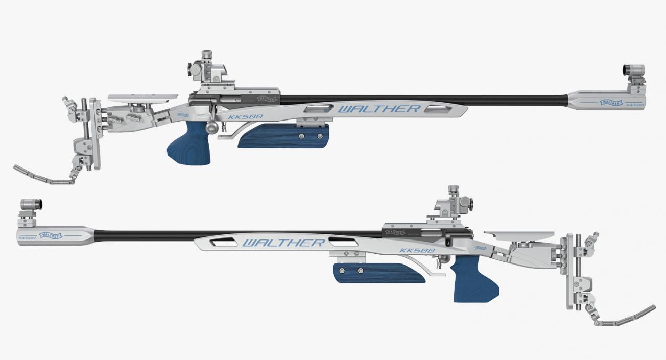 Walther KK500M Biathlon Rifle 3D model