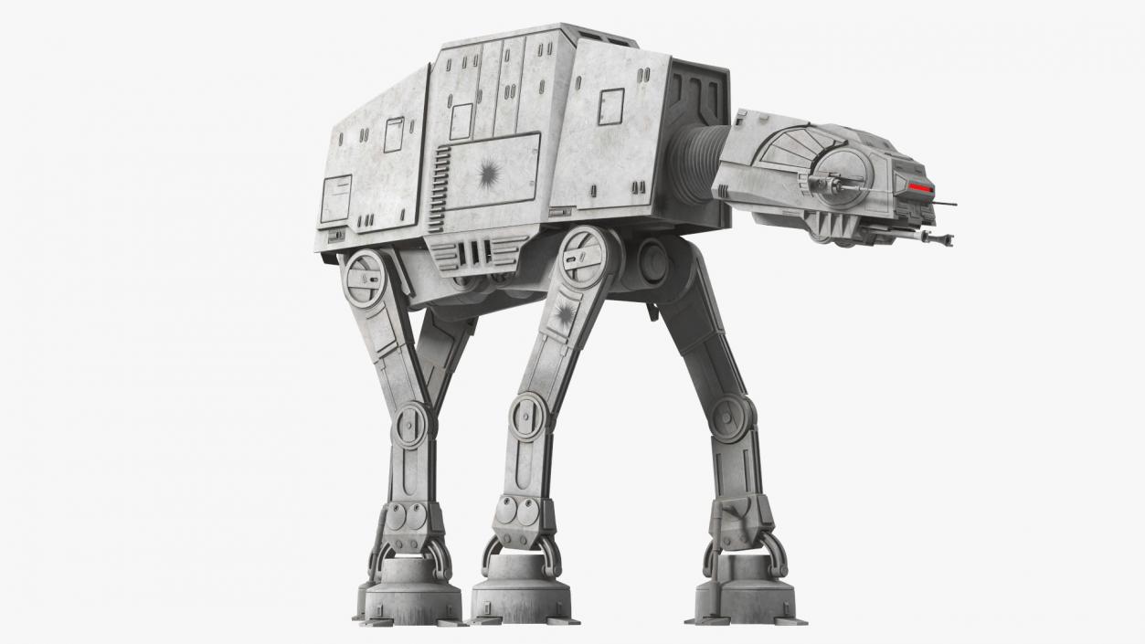 3D Walk Dirt AT-AT Star Wars(1) model