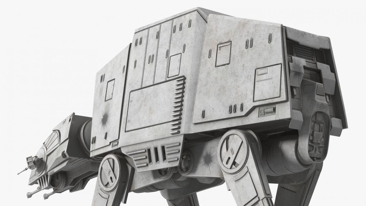 3D Walk Dirt AT-AT Star Wars(1) model