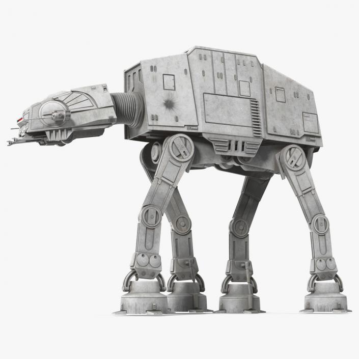 3D Walk Dirt AT-AT Star Wars(1) model