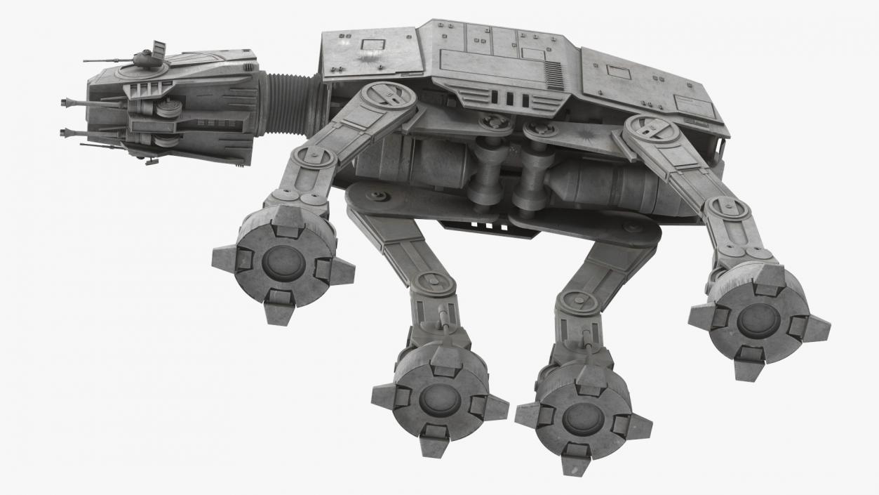 3D Walk Dirt AT-AT Star Wars(1) model