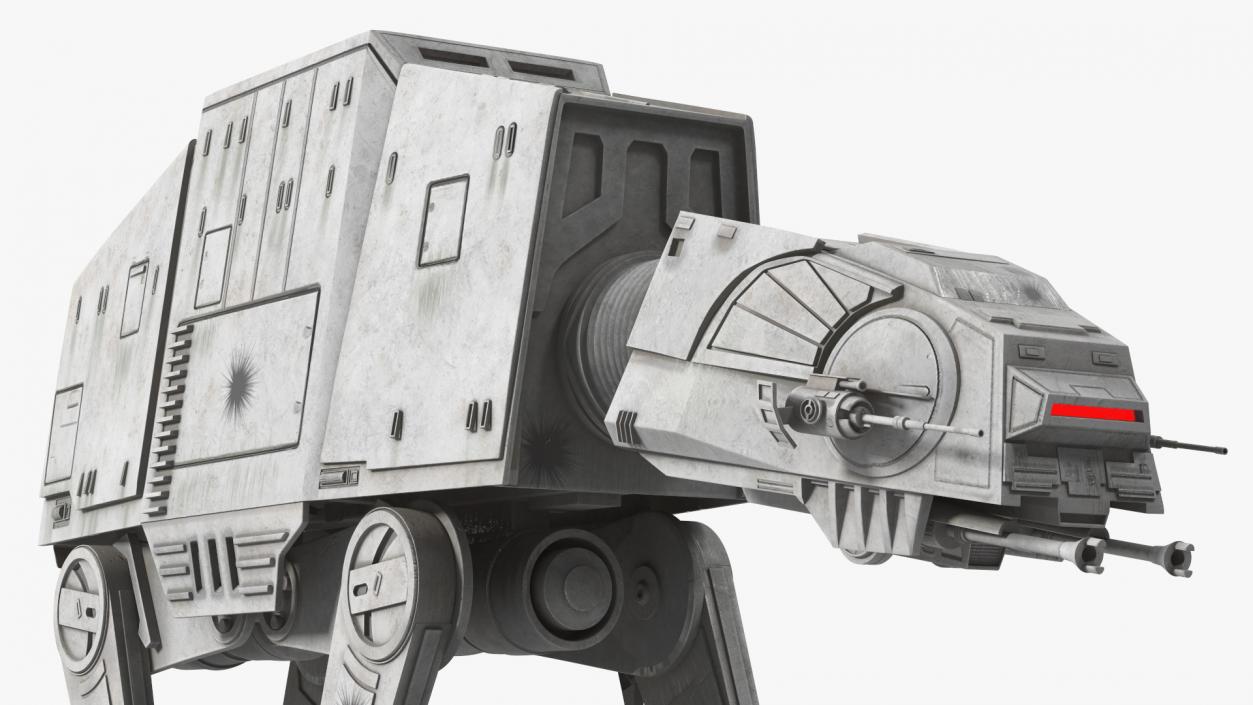 3D Walk Dirt AT-AT Star Wars(1) model