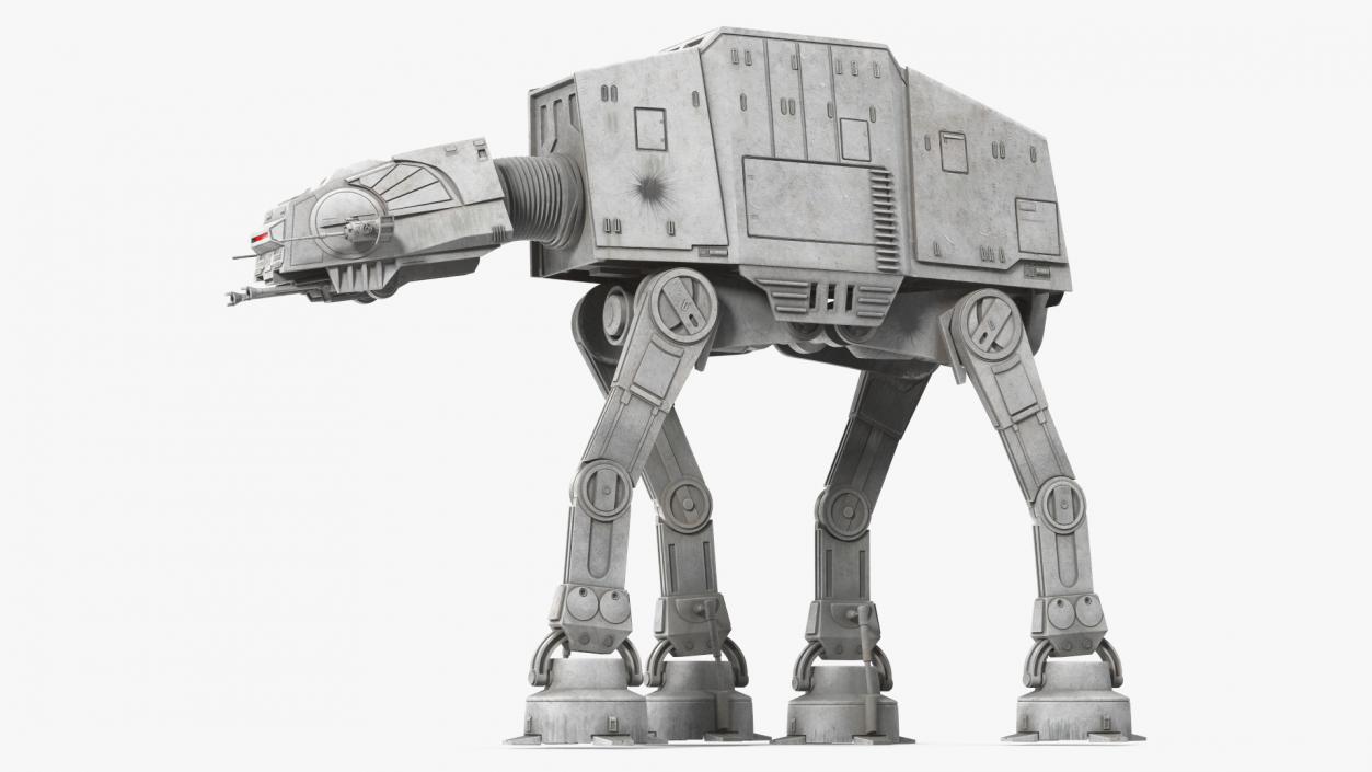 3D Walk Dirt AT-AT Star Wars(1) model