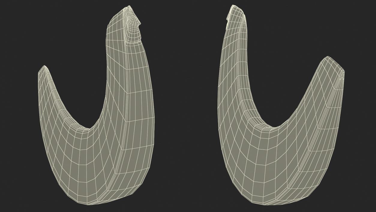 3D Pumpkin Slice model