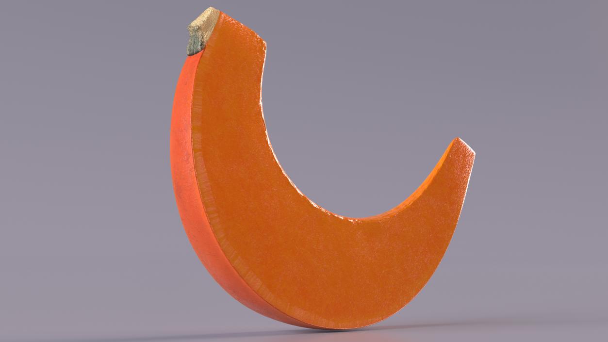 3D Pumpkin Slice model