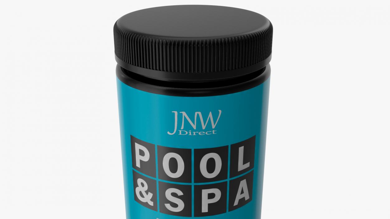 Pool and Spa Test Strips Jar JNV Direct 3D model