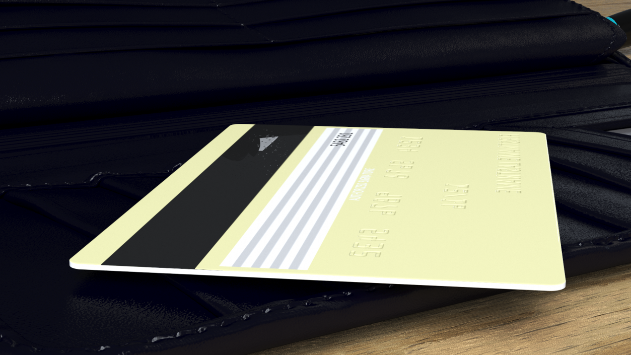 Premium Credit Card 3D model