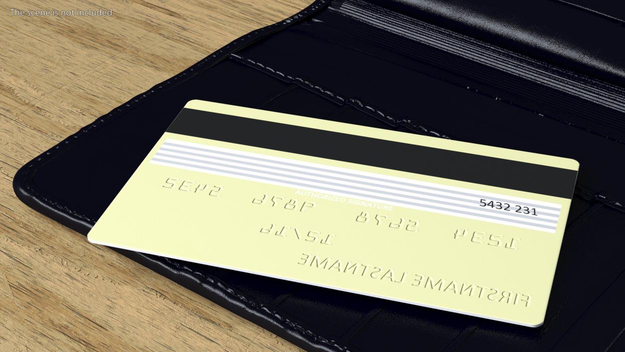 Premium Credit Card 3D model