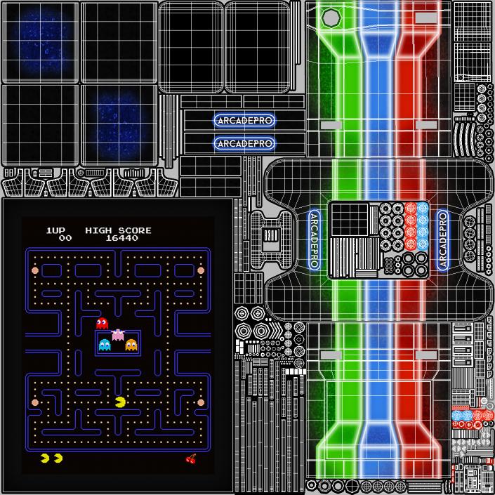 3D ArcadePro Mars 55 Cocktail Arcade Machine