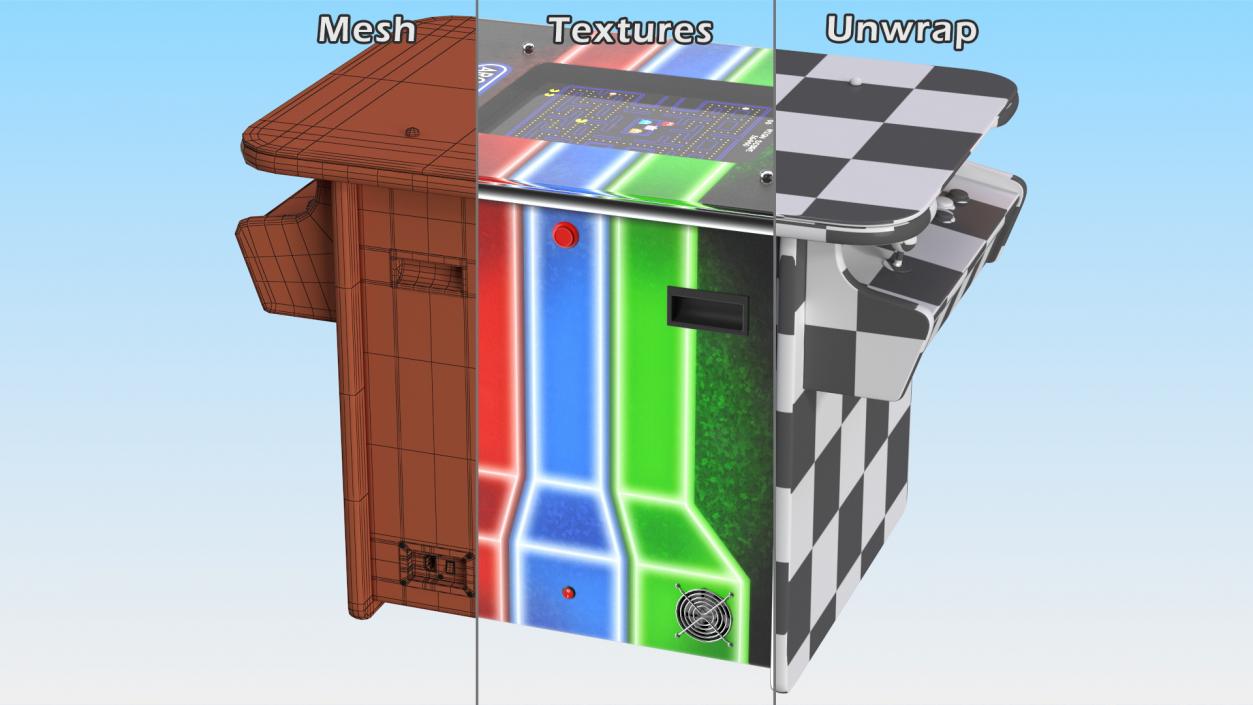 3D ArcadePro Mars 55 Cocktail Arcade Machine