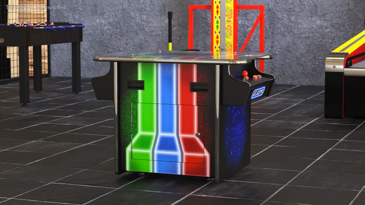 3D ArcadePro Mars 55 Cocktail Arcade Machine