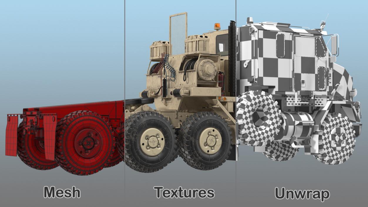 3D model Military Trucks Collction