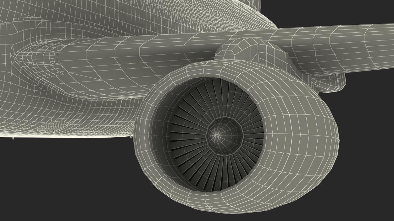 3D Sukhoi Superjet 100 95lr Flight