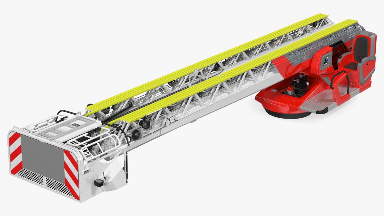 3D Turntable Ladder Folded model