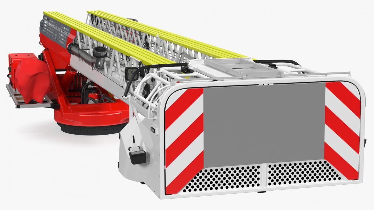 3D Turntable Ladder Folded model